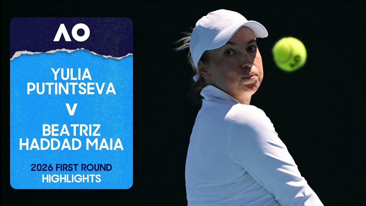 Yulia Putintseva v Beatriz Haddad Maia Highlights | Australian Open 2026 First Round