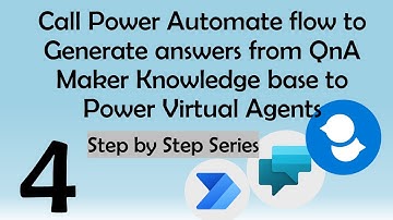 Call Power Automate Flow to Generate Answers from QnA Maker Knowledge Base