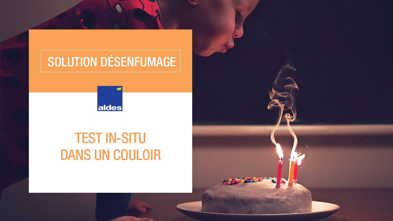 Solution désenfumage : test In-situ dans un couloir