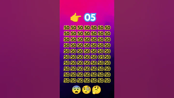 Find the odd number 05 #facts #puzzle #challenge #education #quiz #ढूंढो #iqtest #braintest