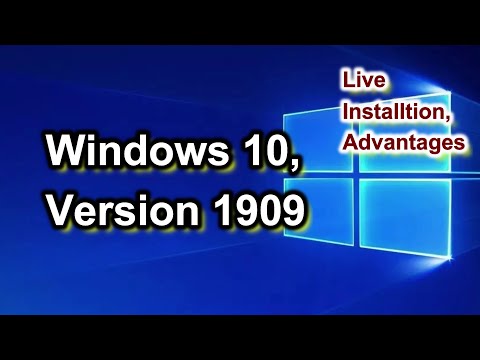 Windows 10 Version 1909 Live Download And Install On Windows 10 | Windows 10 November 2019 Update