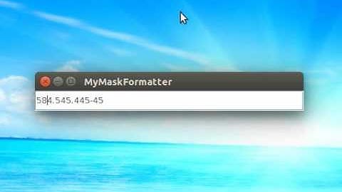 delete maskformatter javaavancado