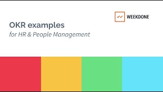 OKR example for HR