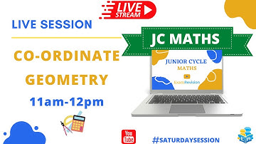 Junior Cycle Maths - Coordinate Geometry - #SaturdaySession