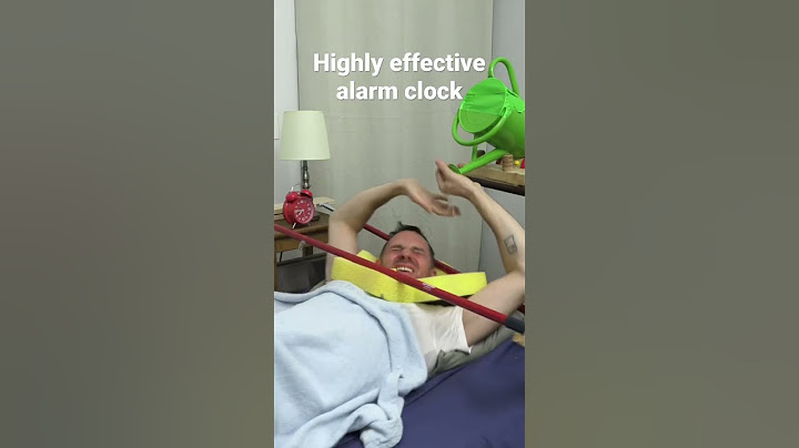 The world's most effective alarm clock?
