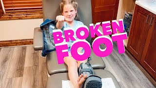Scarlett's BROKEN Foot