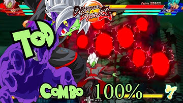 DBFZ ➤ Zamasu combo no DHC ToD 100% on screen inputs! Tutorial season 3