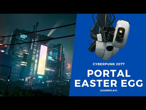 Cyberpunk 2077 - Portal Easter Egg (Gameplay) @drfastdoom6569