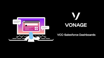 Vonage Contact Center Salesforce Dashboards