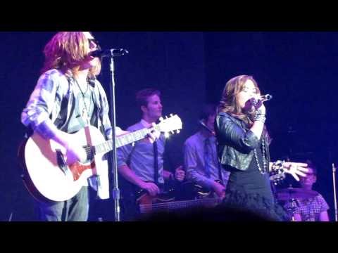 'We'll Be A Dream' by Demi Lovato & Travis Clark of We The Kings. August 27th, 2010; Camden, New Jersey. [Camp Rock / Demi Lovato / Jonas Brothers World Tour]