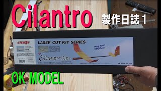 Ok Model Cilantro 製作日誌その1 ラジコングライダー