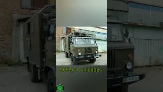 Este camión militar fue el más numeroso de la Unión Soviética. GAZ-66. #truck #military