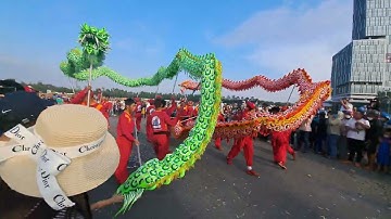 Choáng ngợp Rước cộ Chùa Bà Thiên Hậu TP Mới Bình Dương 2023