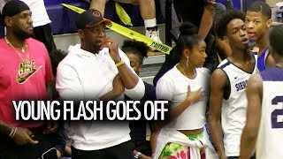 Bronny James \& Zaire Wade Go Off in front of LeBron \& Dwyane Wade!