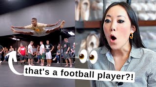 TUTUS & TOUCHDOWNS  Football Players Try Ballet Reaction!