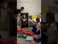 Woman scared the shit out by prank ghost picture