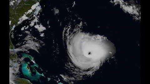 Imagery of Hurricane Florence from NOAA