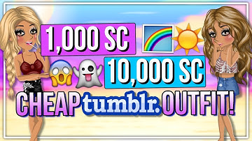 MAKING A CUTE TUMBLR MSP OUTFIT FOR ONLY 1,000 SC!