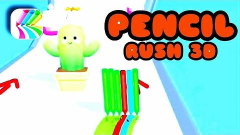 PENCIL RUSH 3D Gameplay All Levels Walkthrough|||Let