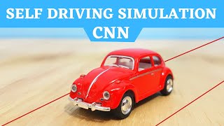 Self Driving Simulation using CNN NVIDIA's MODEL Tensorflow screenshot 3