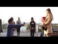 夕焼けのお台場でフラッシュモブ サプライズプロポーズ Marry me