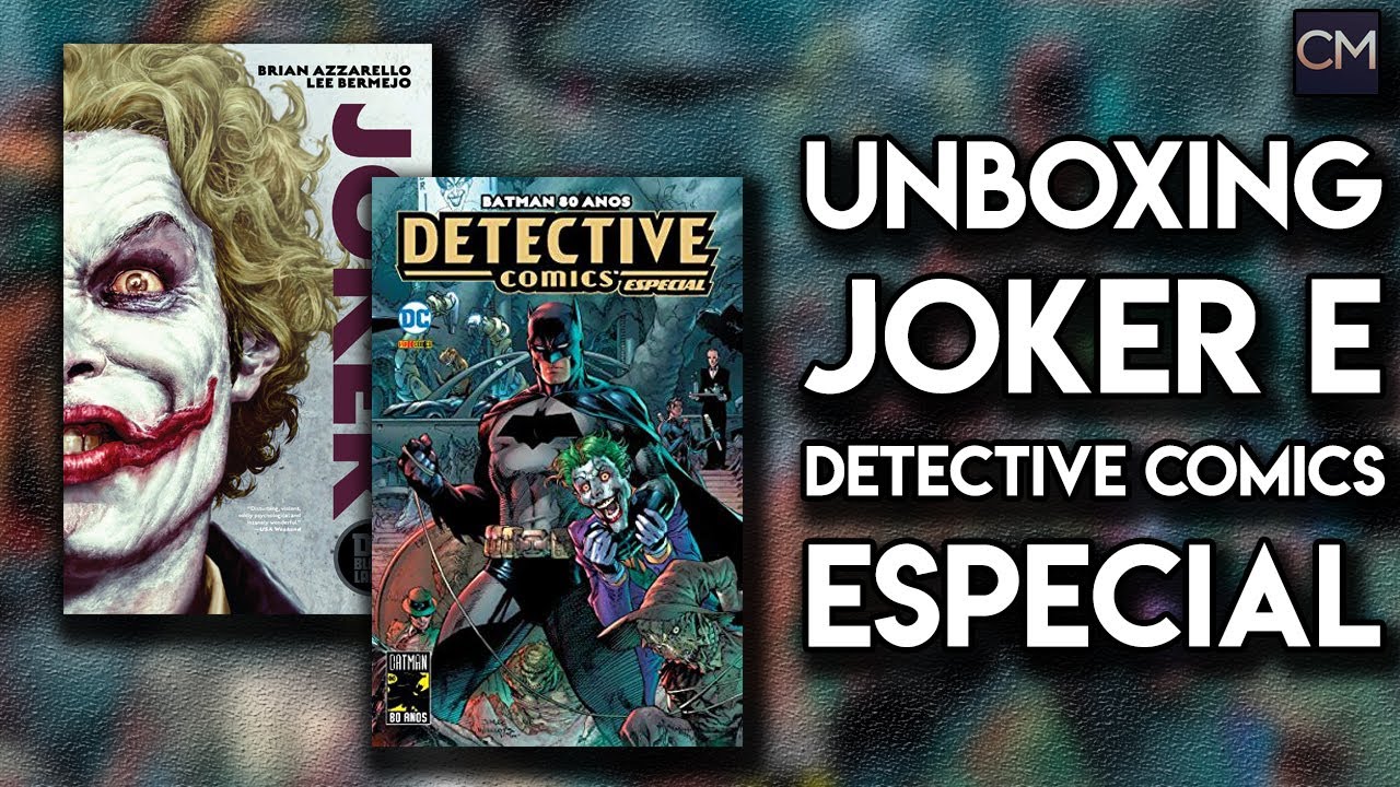 Unboxing - Joker (DC Black Label) e Batman 80 Anos Detective Comics Especial.