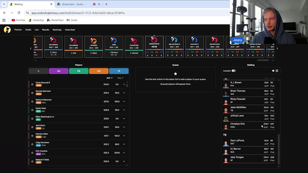 The BIG BOARD BEST BALL Draft day 11! How to Win