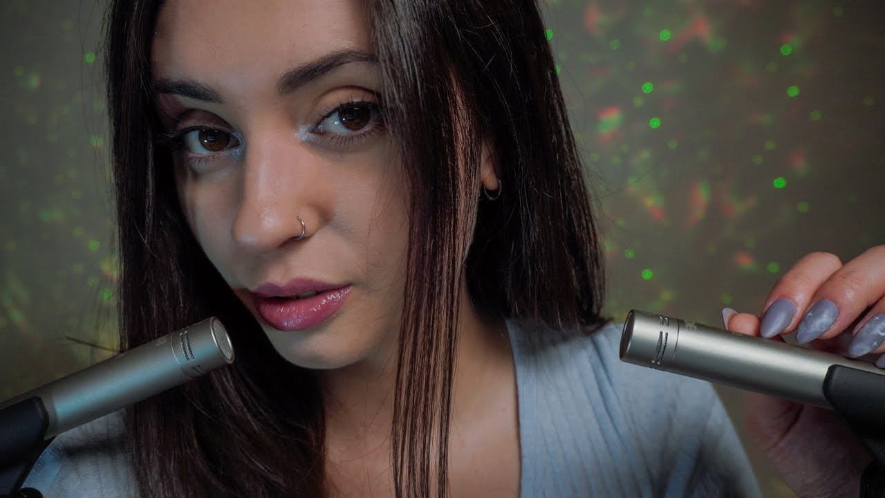 ASMR de oreja a oreja muy cerca de los micros nuevos💖