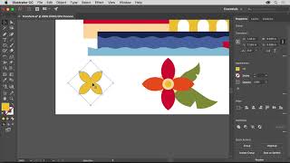 Learn how to transform artwork with the Selection tool, Transform panel, and various transform tools