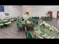 Emerald green wedding decor  royal luxury events in houston texas