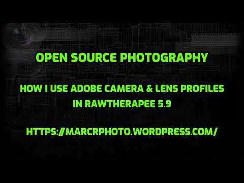 Using RawTherapee with