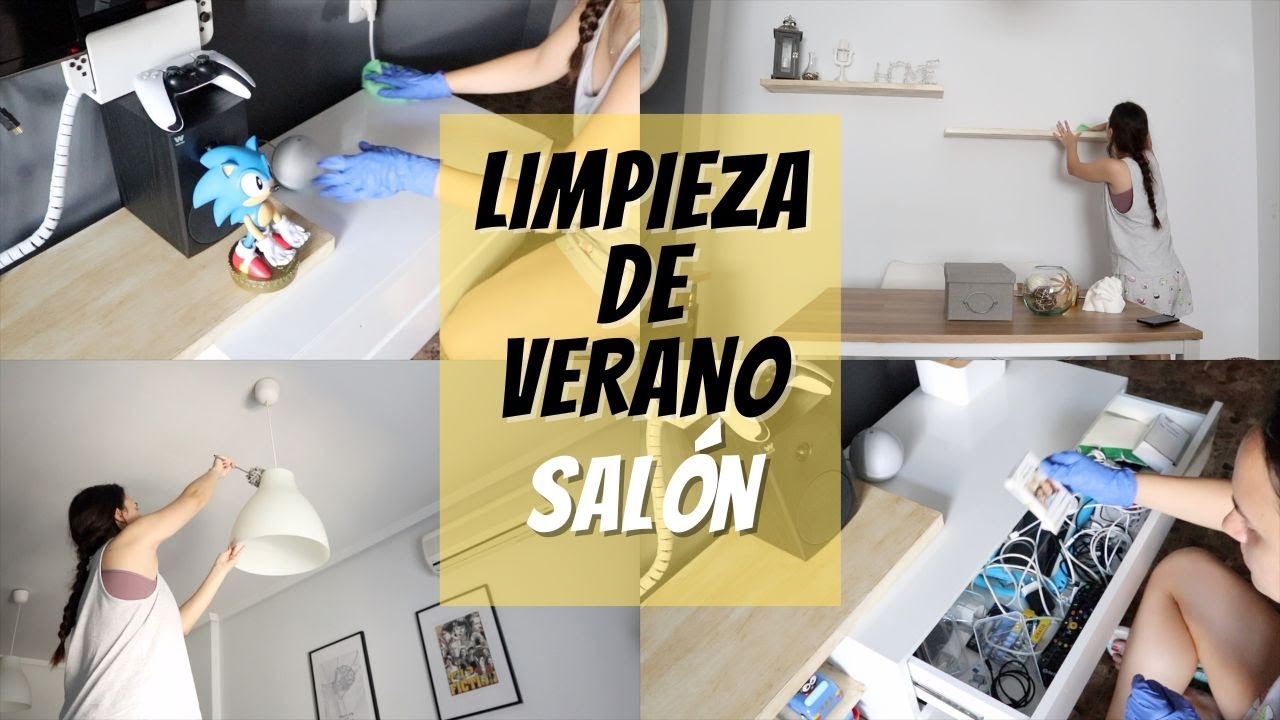 ✨SALÓN✨ LIMPIEZA DE VERANO☀️ MOTÍVATE CONMIGO🧼 || Blanco Nuclear
