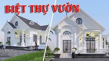 Xao Xuyến Mẫu Nhà Vườn 1 Tầng Đẹp Được Bình Chọn Nhiều Nhất