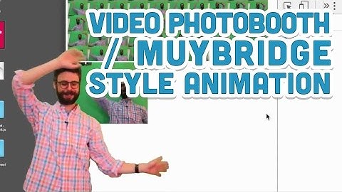11.2: Video Photobooth / Muybridge Style Animation - p5.js Tutorial