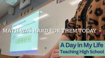 A Day in My Life Teaching High School Math | #mathteacher #behindthescenes #adayinmylife