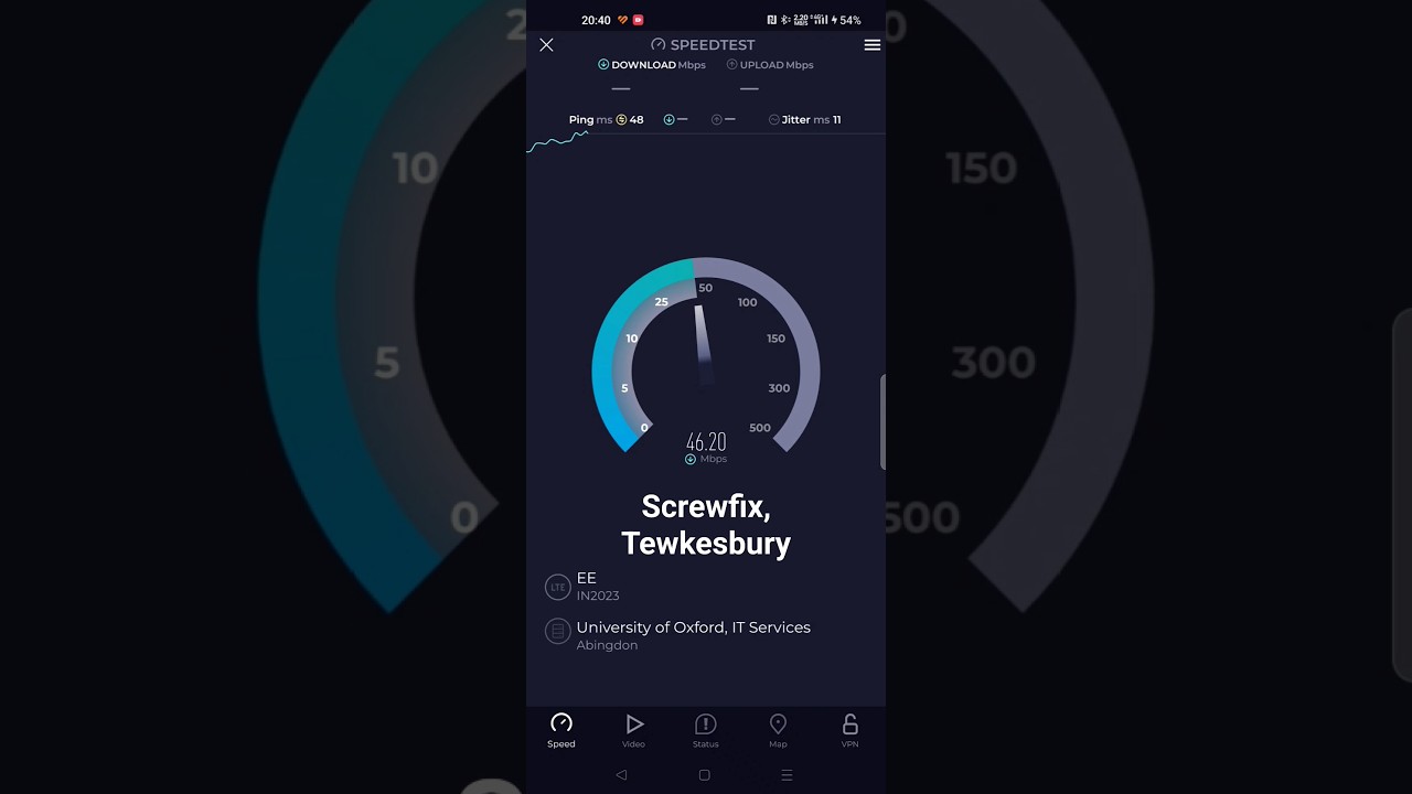 EE Network's Coverage · Screwfix, Tewkesbury