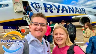 PortAventura Travel Vlog April 2024 - Ryanair Flight From East Midlands To Reus!