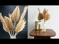 DIY Paper Palm Leaves - Easy Paper Kraft Palm Leaf - Boho Home Decor - Room Decor