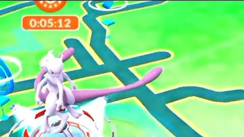 Respect! Double mewtwo in single Raid #short