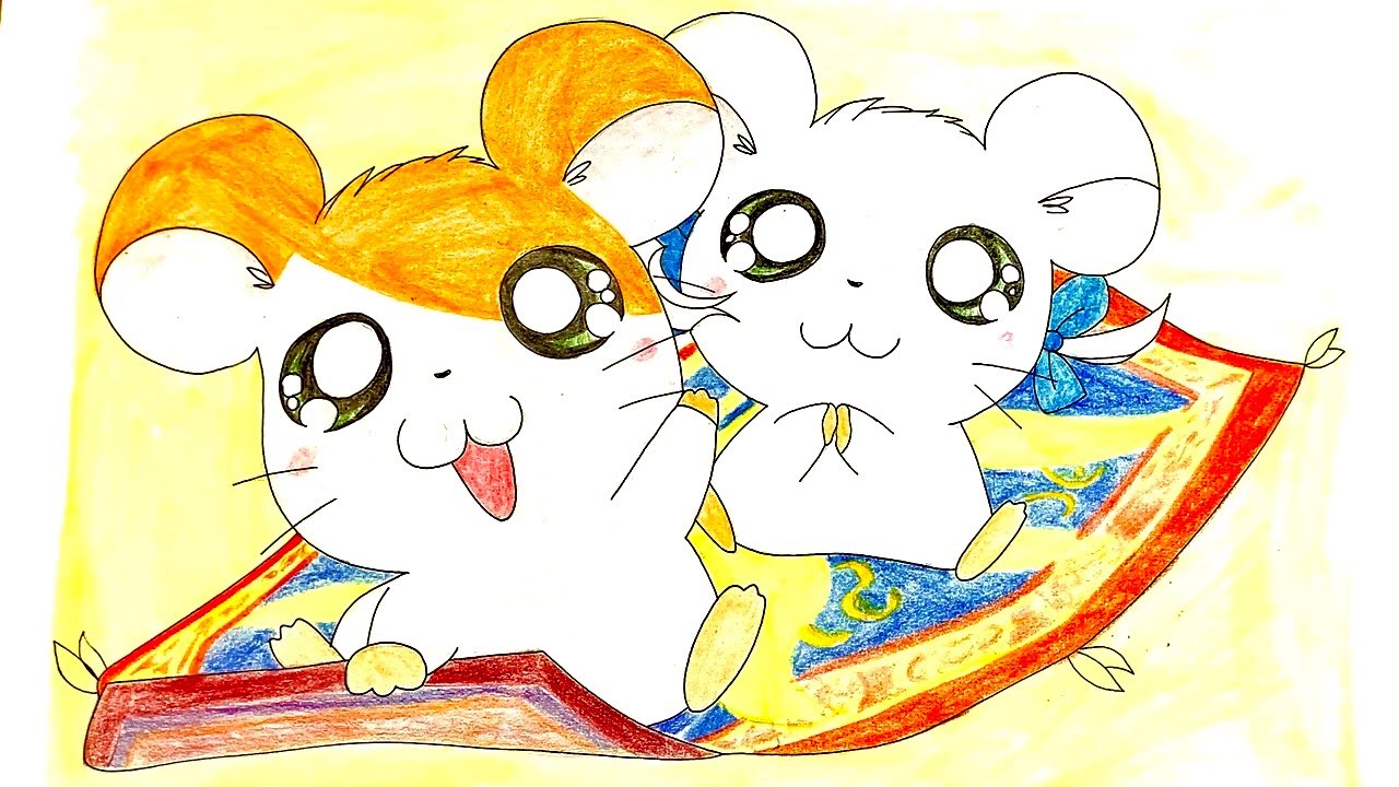 とっとこハム太郎のイラストを描いてみた 幻のプリンセス Youtube