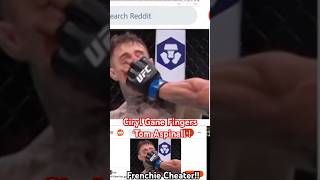 Ciryl Gane Fingers Tom Aspinall - UFC 321 - Frenchie Cheater! #ufc #mma #ufc321 #abudhabi