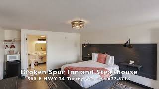 Broken Spur Hotel and Restaurant located in Torrey, Utah by Capitol Reef National Park.