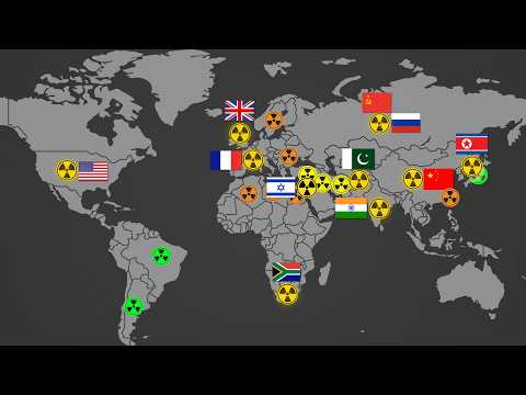 شرح تاريخ الأسلحة النووية لكل الدول النووية في 16 دقيقة