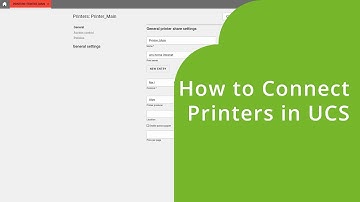 How to Connect Printers in Univention Corporate Server (UCS)