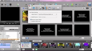 ProPresenter 5 - Working with Live Video