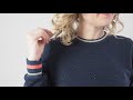 How to use cuffing when making a sweatshirt - Laurens Top Tips