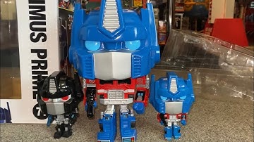 Transformers funko pop 71 giant 10” Optimus Prime unboxing review and G1 collection comparison vinyl