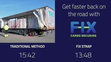 FIX Cargo Securing | FIX Lastsäkring | FIX Strap Timelapse