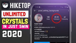 how to increase unlimited Hiketop crystal | 2020 new tricks screenshot 5