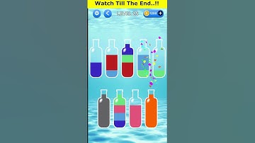 Water Color Sort Level 25🎮Walk-through Solution iOS/Android #shorts #watersortpuzzle #gameplay